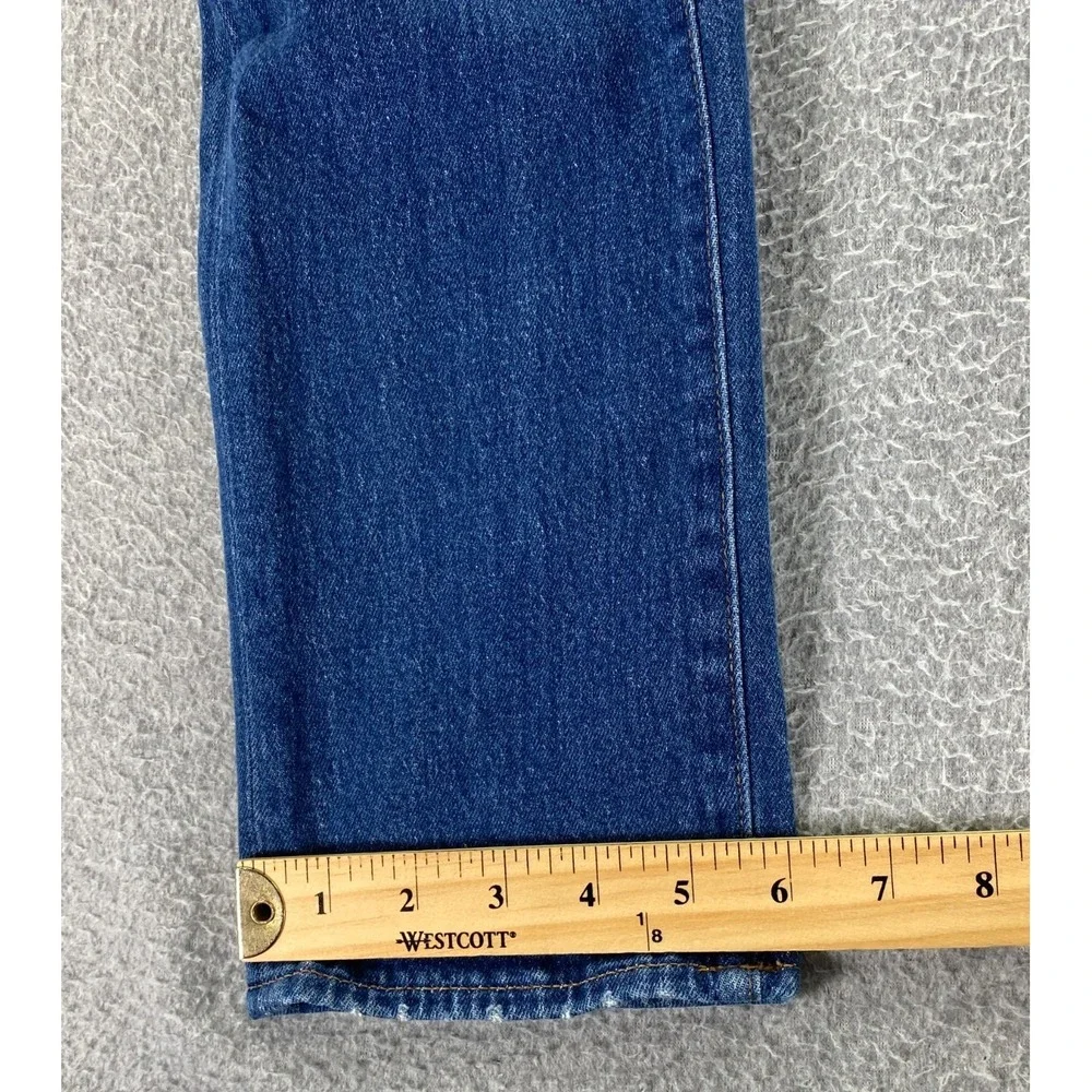Madewell Slim Boyjean Women's 25‎ Med Blue Stretch Distressed High Rise City